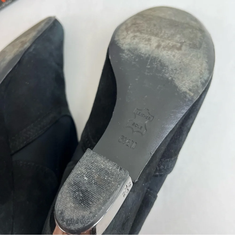 Tory Burch Brenda Boots Suede Wedge Booties